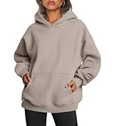 Trendy Queen Womens Oversized Hoodies Fleece Sweatshirts Fall Fashion 2025 Pullover Sweaters Wint...