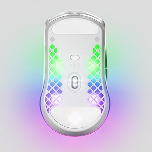 美品マウス SteelSeries Aerox 3 Wireless ホワイト SteelSeries STEELSERIES ゲーミングマウス Aerox 3 Wireless