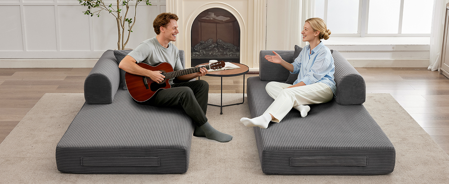 Convertible Sleeper Sofa Bed