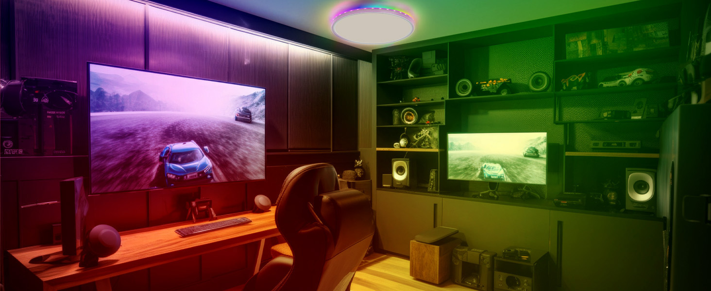 RGB Color Changing LED Ceiling Light