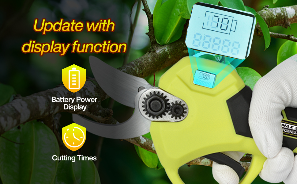 Electric pruning shear