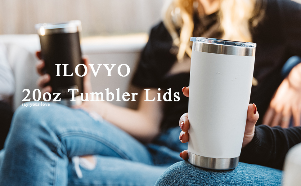 Tumbler Lid Fits 20 oz Tumbler Lid, Replacement