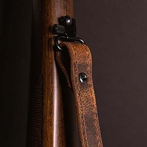 Leather rifle sling