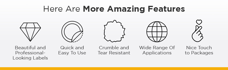 thank you stickers small business 2 inch round labels roll waterproof boutique gold font classic