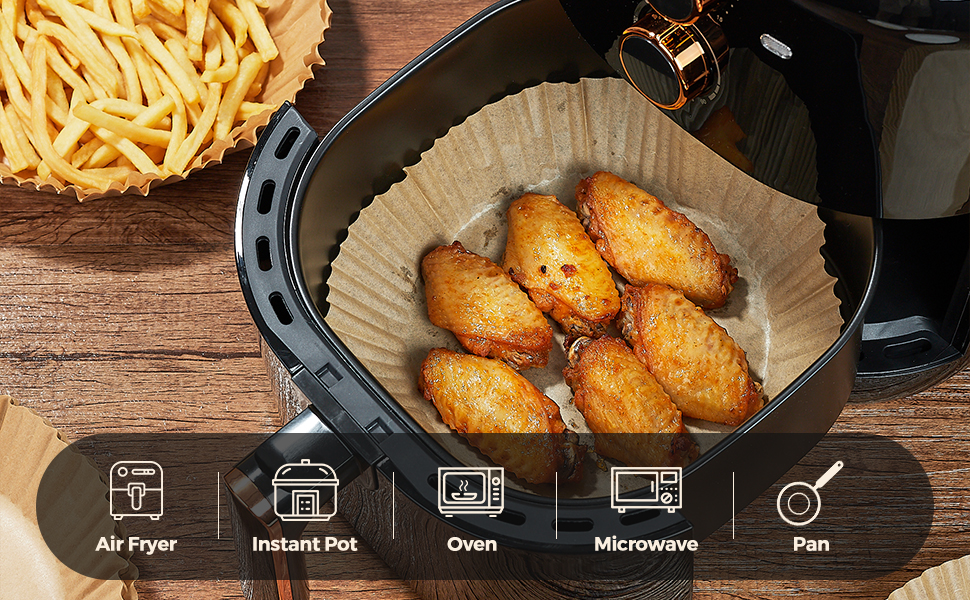 Air Fryer Disposable Paper Liner300PCS Round Air Fryer