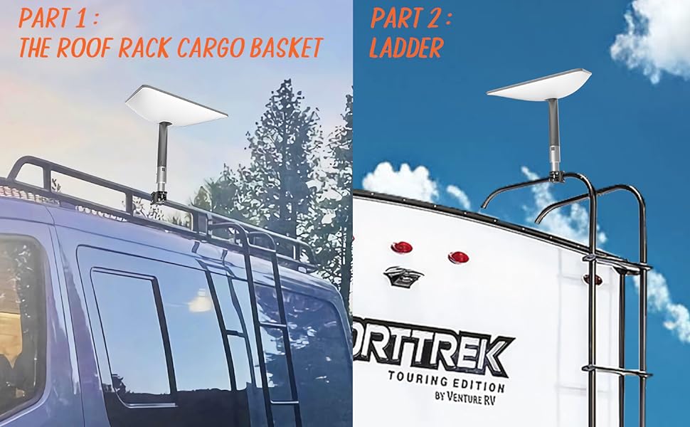 starlink rv ladder mount