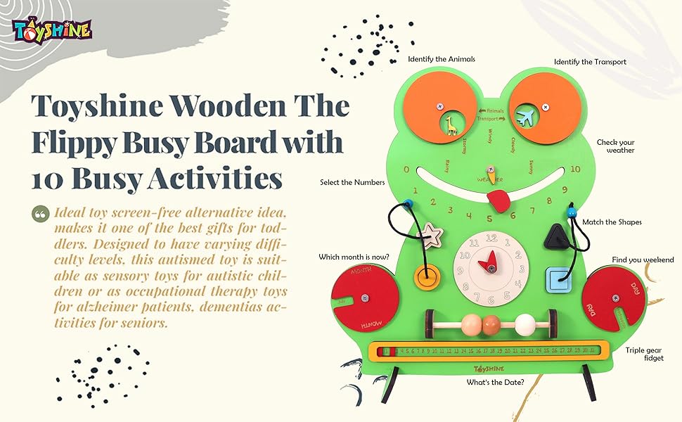 Activity learning Educational toy busy board for kids