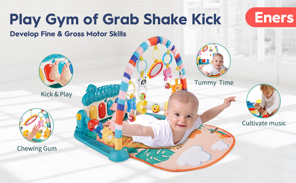 Eners Baby Gyms Play Mats Musical Activity Mat Play Piano Baby Play Gym
