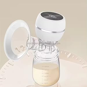 Electric Breast Pump for Breastfeeding – BPA-Free, Painless Breast Massage, 3 Modes & 9 Levels with Strong Suction for Feeding Mothers (PINK(MEDIUM))