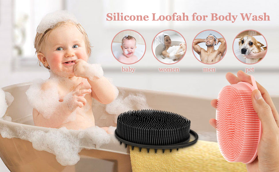 silicone loofah