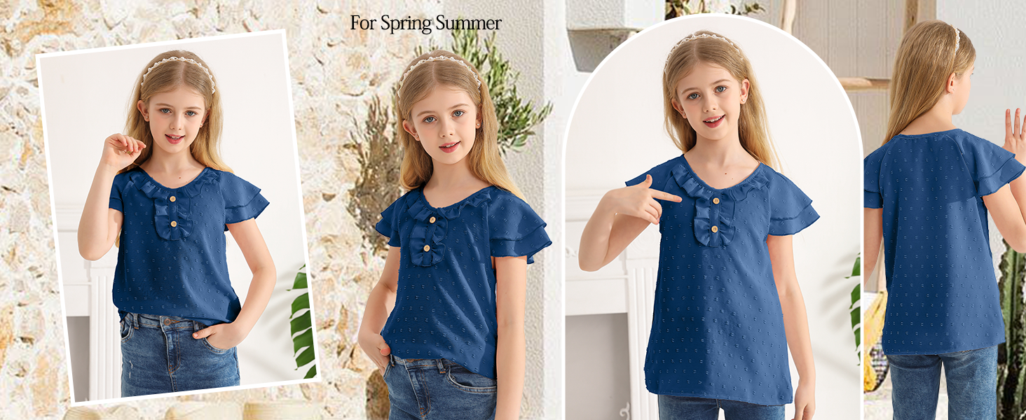 cute navy shirts for girls