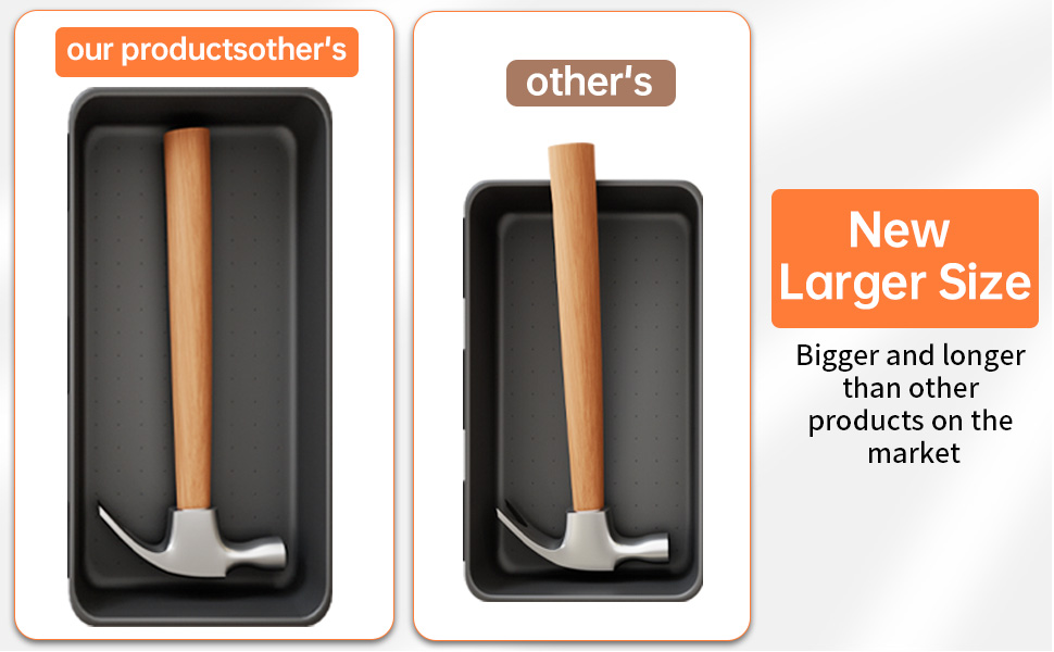 20 Pack Tool Box Organizer Tray, 5sizes Large 12'' Tool Box Organizers