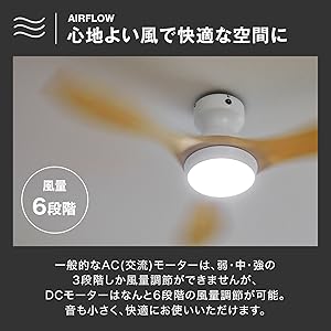 LOWYA シーリングファンライト 1灯 天井照明 リモコン付き LED対応 1灯] シーリングファンライト 天井照明 LED対応 調光調色可能