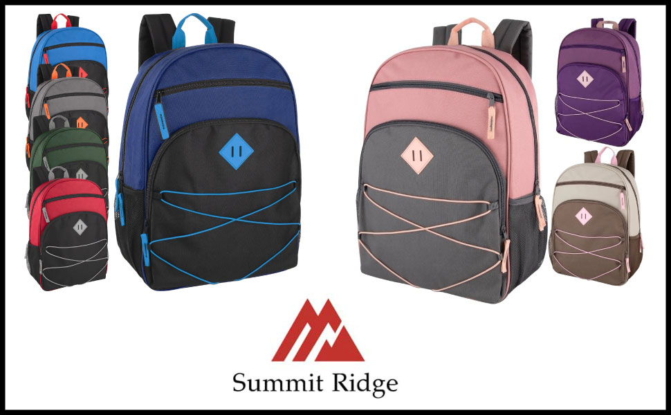moda west 24 pack 17 inch wholesale bulk backpacks bulk wholesale trailmaker summit ridge backpacks