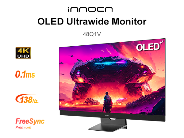 有機EL PCモニター テレビ INNOCN 48A8V 48インチ 4K Amazon.co.jp: INNOCN 48インチ 4K UHD 有機EL モニター テレビ