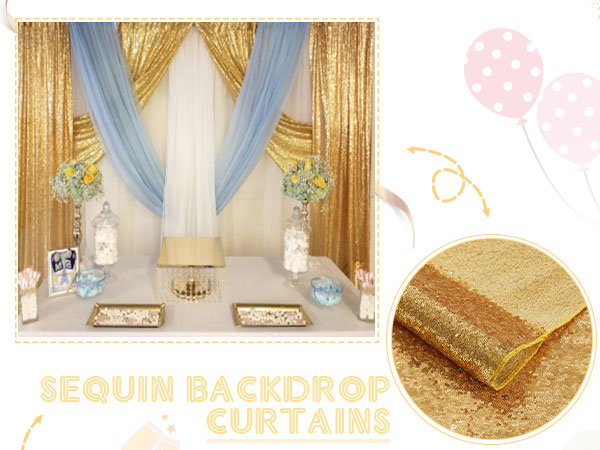glitter backdrop