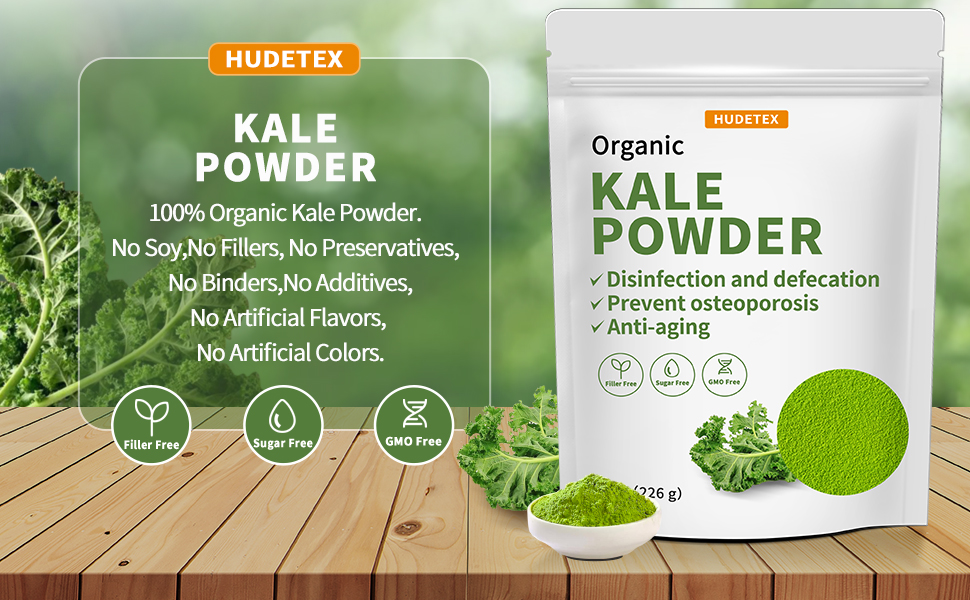 Kale Powder Organic Green Superfood for Kale Drink