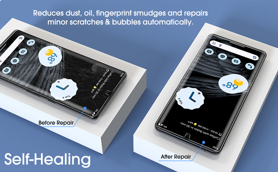 amFilm Elastic Screen Protector for Google Pixel 7 Pro, Pixel 7 Pro 6.7 inch, Google