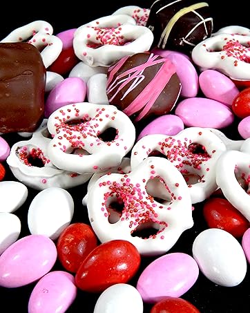 valentines pretzels jordans chocolates
