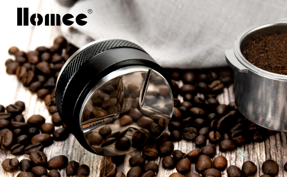 51mm Espresso Tamper, Coffee Distributor Adjustable Height, Coffee