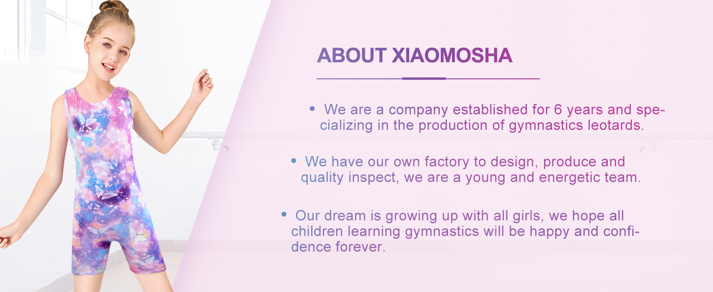 XiaoMoSha Gymnastics Leotards for Girls Sleeveless Unitard Dance Sparkly Rainbow Leotards