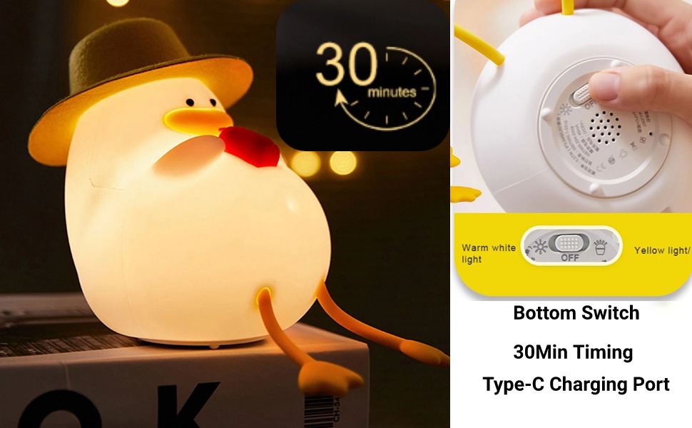 Cute Duck Night Light