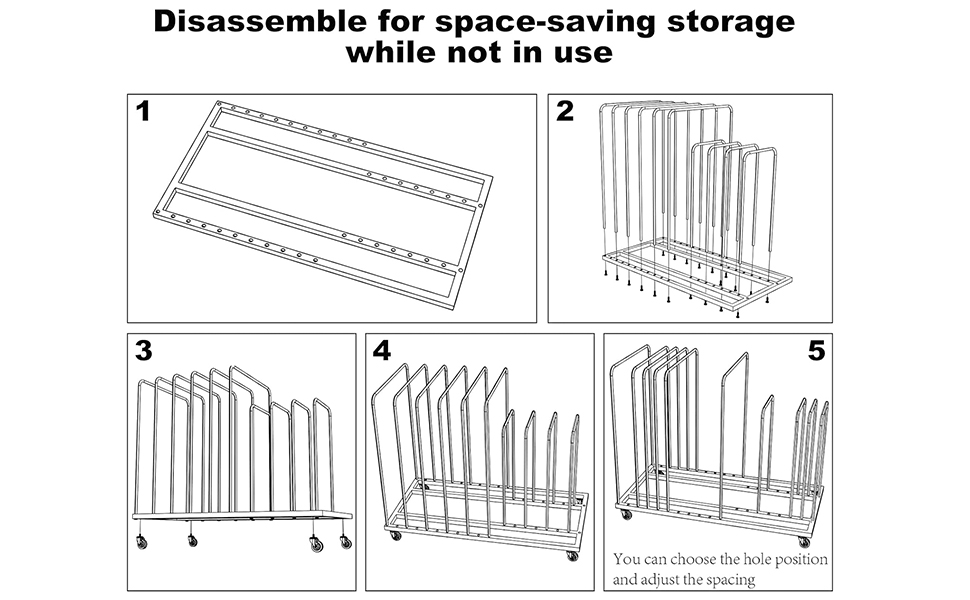 Art Canvas Storage Rack