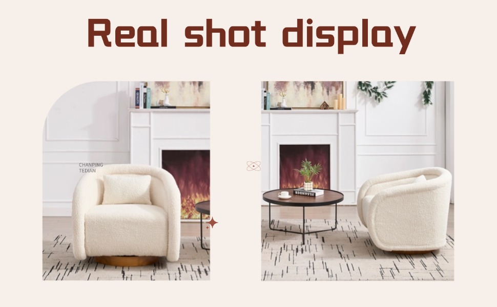 Swivel Barrel Chair