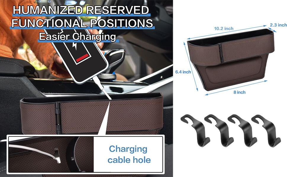 car seat gap filler organizer
