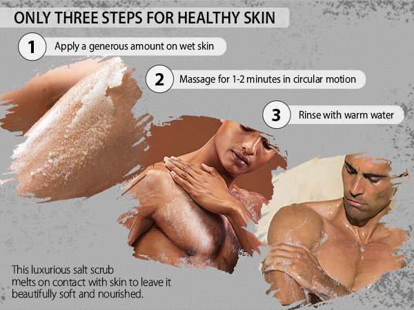 DEAD SEA COLLECTIOM MEN SALT SCRUB