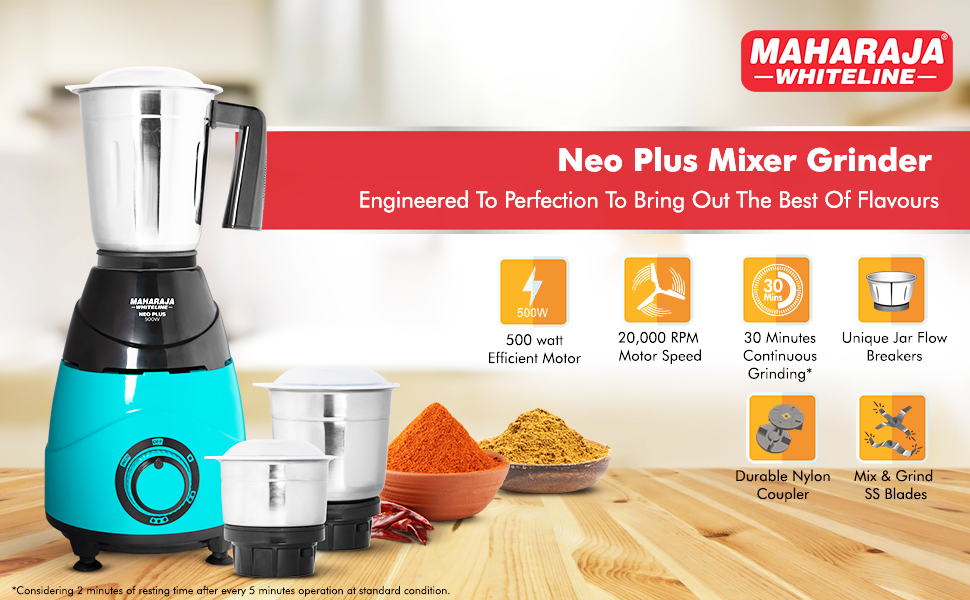 maharaja whiteline neo mixer grinder