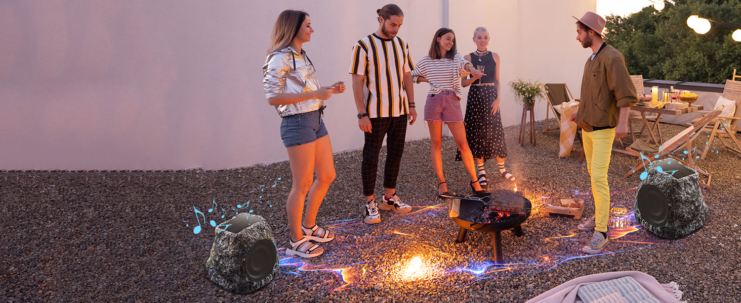 outdoor rock speakers