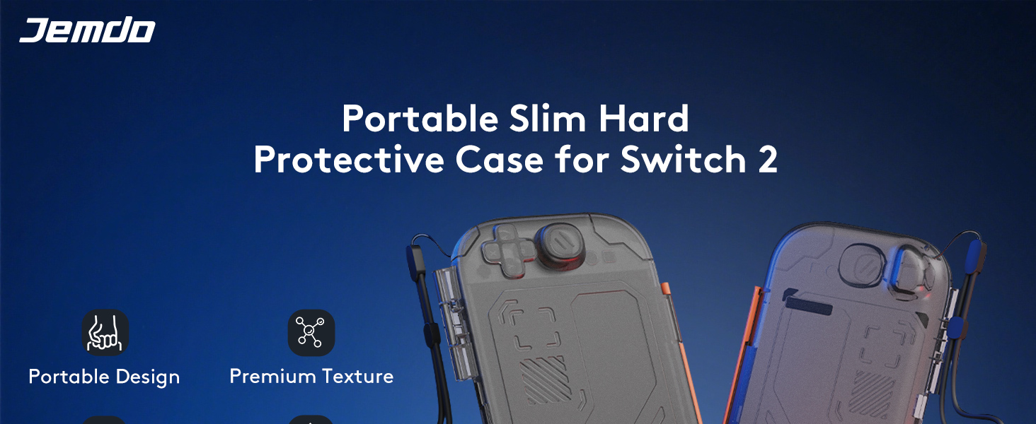 JEMDO Hard Protective Case for Switch 2