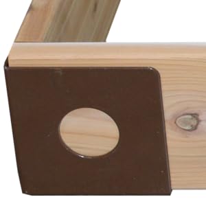 cedar raised garden bed
