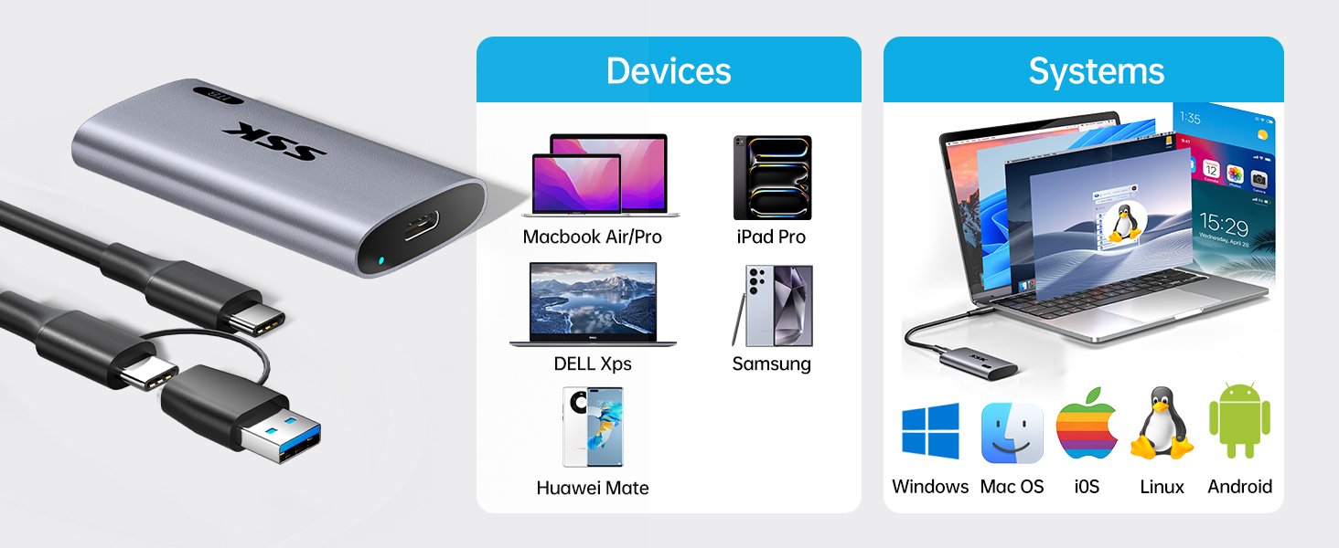 1TB SSD External Hard Drive