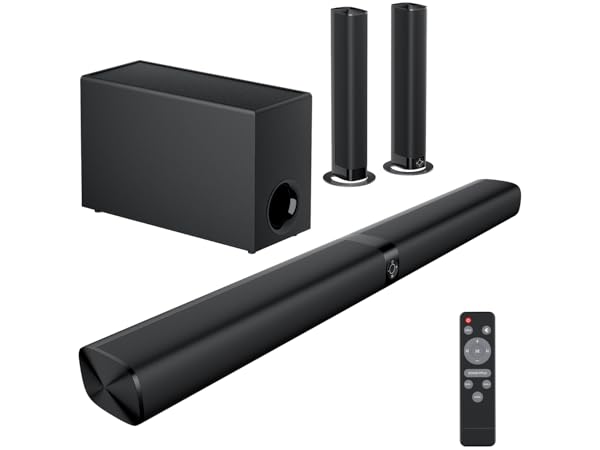 サウンドバー Bluetooth5.3テレビ スピーカー 横幅42cm サウンドバー Bluetooth5.3テレビ スピーカー 横幅42cm