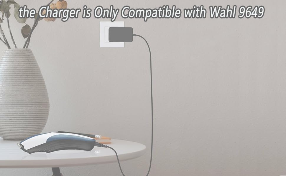 VHBW for Wahl 9649 Charger Cord Replacement Wahl Color Pro Cordless