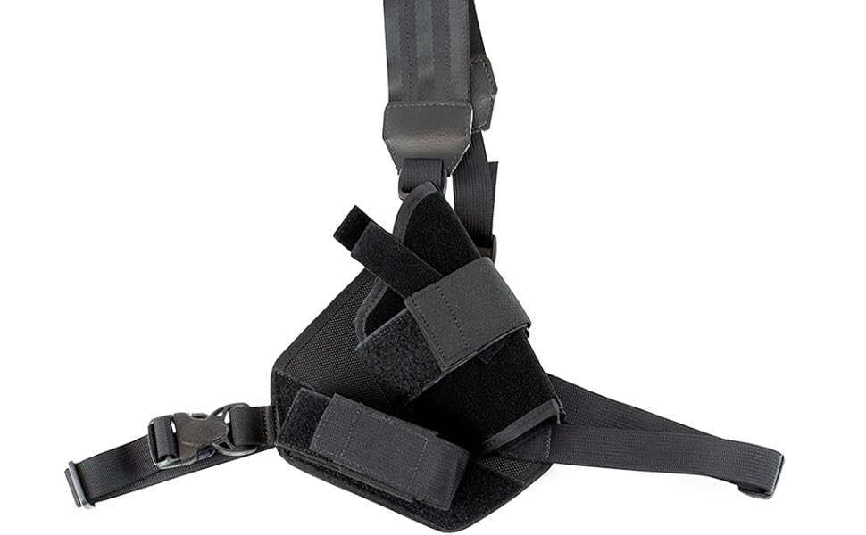 Warden Chest Holster with Snap Thumb Strap