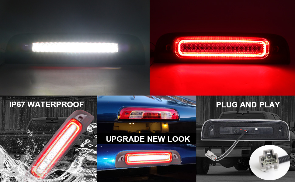 2014 2015 2016 2017 2018 Sierra 1500 3rd third brake light