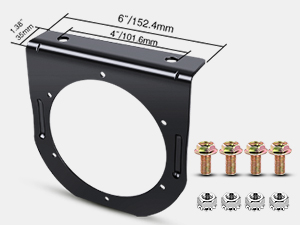 4inch red round tail light stop brake turn lights