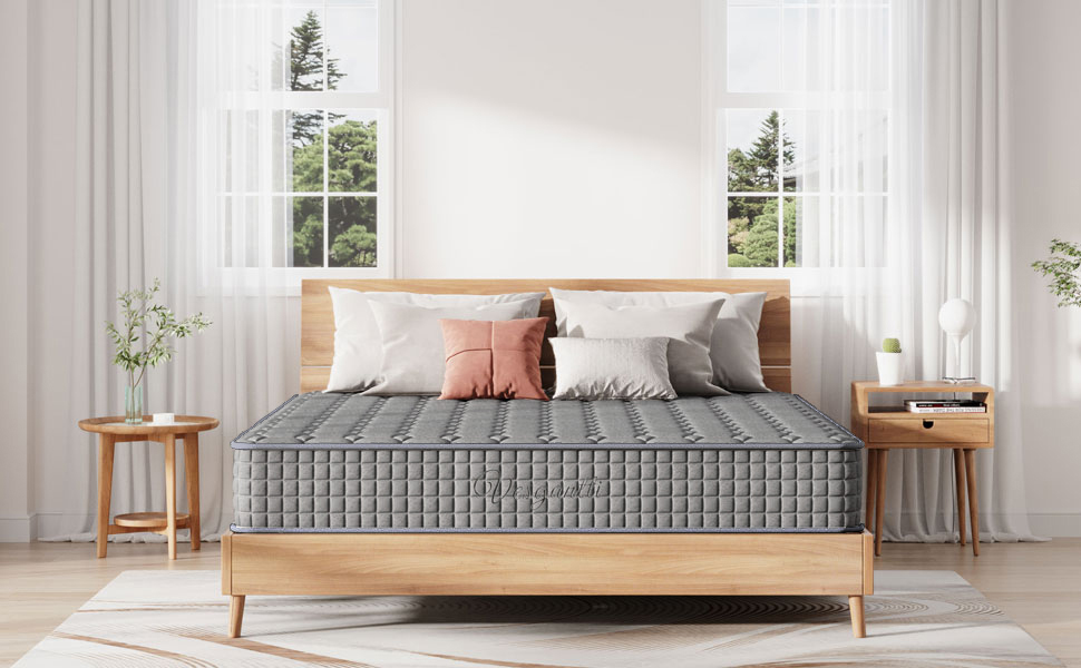 Vesgantti 3FT Single Mattress, 9.4 Inch Pocket Sprung Mattress Single