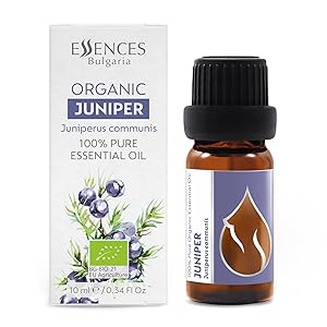 Organic juniper essential oil 10 ml, 100% pure and natural, Essences Bulgaria