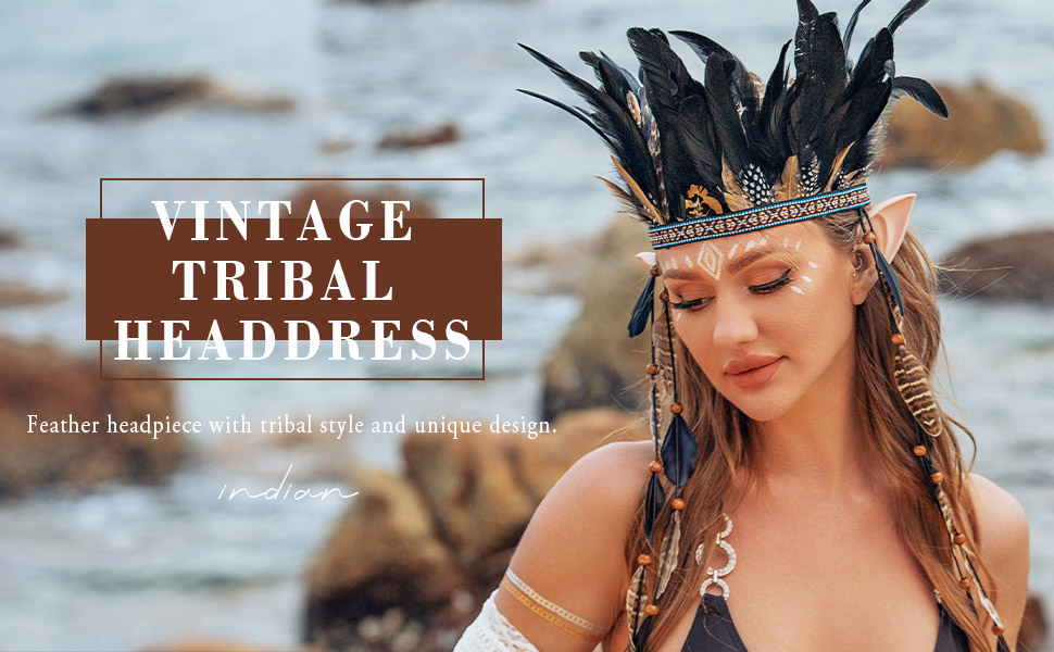 Vintage tribal headdress