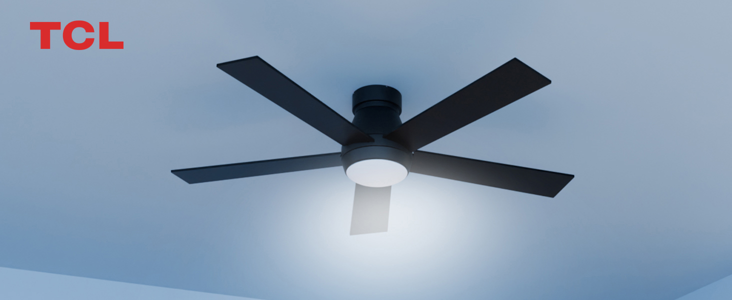  ceiling fan with light from TCL 