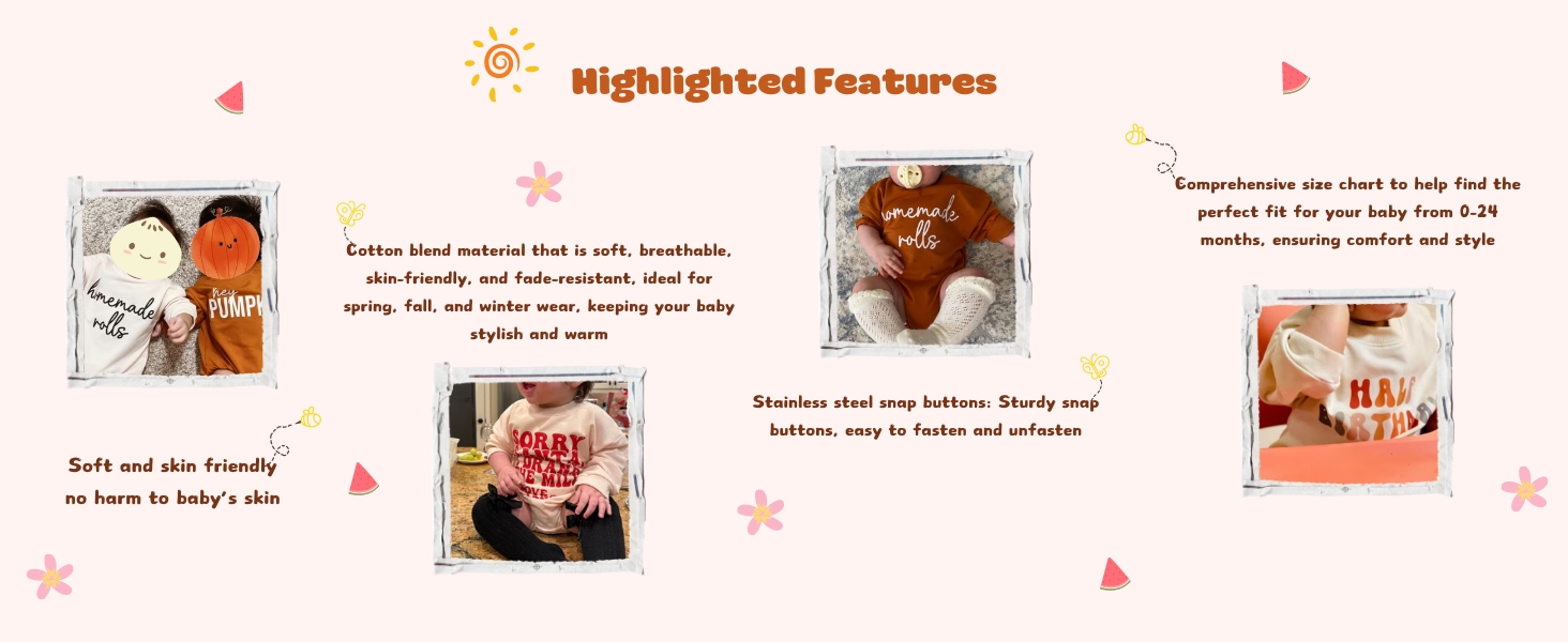 homemade rolls baby outfit