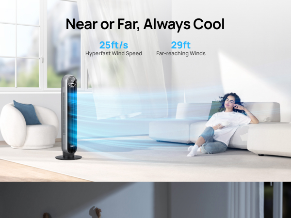 tower fan for bedroom