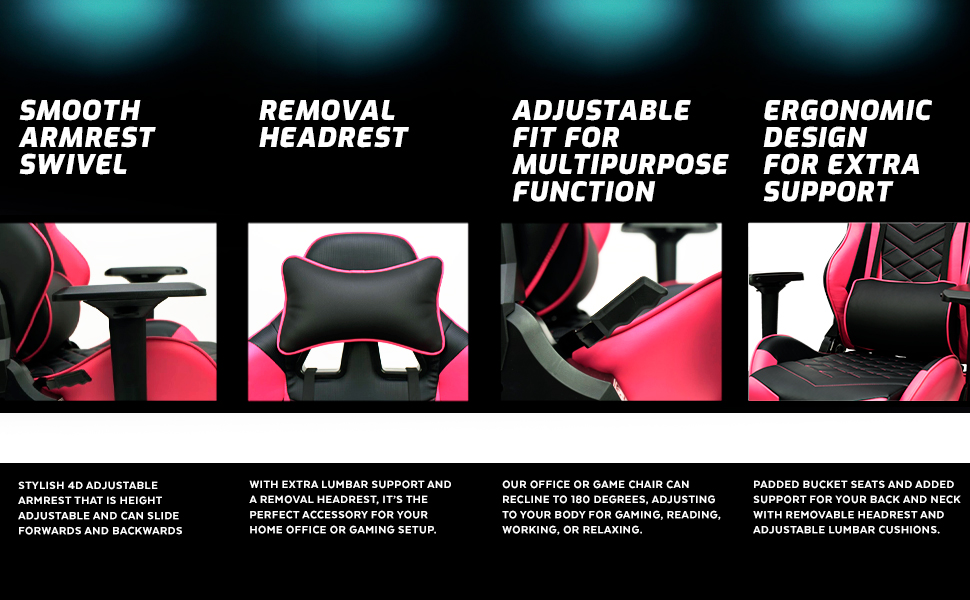pink gaming chair