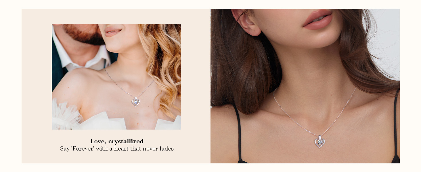 Heart Moissanite Necklace