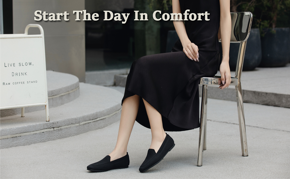 women slip on loafers