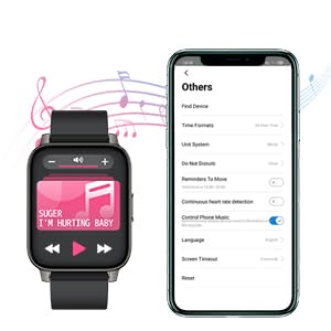 smart watch music control